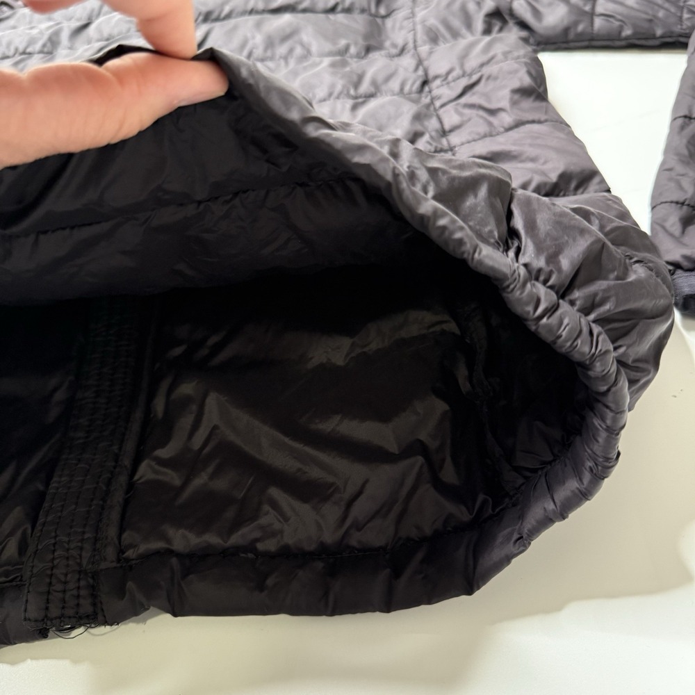 Sybilla Outerwear Womens Jacket Small Black Puffer Pockets Coat Hood Lightweight - Picture 9 of 11